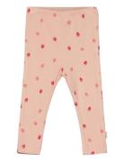 Leggings Aop Rib Pink Minymo