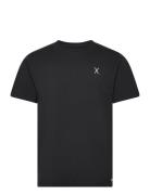 Cross Logo Organic Tee Black Clean Cut Copenhagen