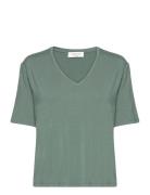 Viscose T-Shirt Khaki Rosemunde