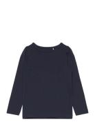 Nmfviline Ls Slim Top Navy Name It