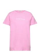 Logo T-Shirt Pink Tom Tailor