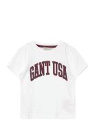 Relaxed Gant Usa Ss T-Shirt White GANT