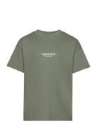 Jorvesterbro Tee Ss Crew Neck Noos Jnr Khaki Jack & J S