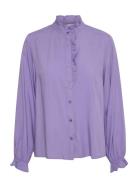 Crvenea Shirt Purple Cream