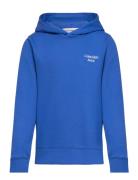 Ckj Stack Logo Hoodie Blue Calvin Klein