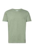 Mouliné O-Neck Tee S/S Green Lindbergh