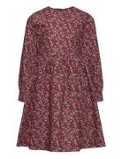 Dress Ls In Liberty Fabric Pink Huttelihut