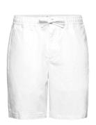 Aklt Jan Cotton Ela Shorts White Anerkjendt