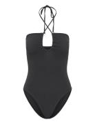 Seadive Bandeau Piece Black Seafolly