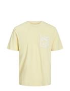 Jorlafayette Pocket Tee Ss Crew Neck Ln Yellow Jack & J S