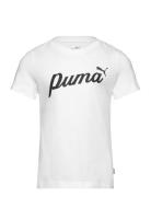 Ess+ Script Tee G White PUMA