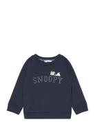 Snoopy Cotton Sweatshirt Navy Mango