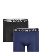 Bamboo Cotton Blend Boxer 2P Blue Björn Borg