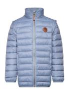 Nylon Puffer 2 In 1 Jacket Blue Mikk-line