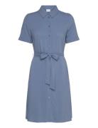 Vipaya S/S Shirt Dress/Su - Noos Blue Vila