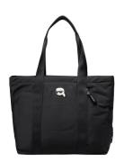 K/Ikonik 2.0 Nylon Zip Tote Black Karl Lagerfeld