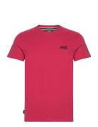 Essential Logo Emb Tee Red Superdry