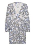 Dvf Kimmie Dress Blue Diane Von Furstenberg