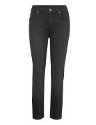 Black Cropped Slim Jeans Black GANT