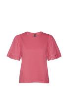 Vmemily Ss O-Neck Top Jrs Ga Pink Vero Moda