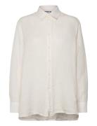 Elma Edit Clean Shirt Off White Linen White Hope