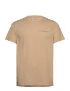 Heavyweight Organic Logo Tee Beige S.T. VALENTIN