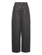 Sequin Twill Wide Pants Black ROTATE Birger Christensen