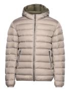 Mens Down Jacket Beige Colmar