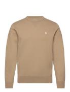 Marled Double-Knit Sweatshirt Brown Polo Ralph Lauren