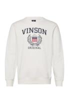 Kristian Mens Crew Neck White VINSON