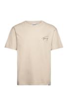 Tjm Reg Signature Tee Ext Cream Tommy Jeans