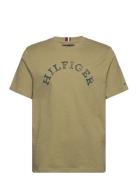 Hilfiger Arched Tee Green Tommy Hilfiger