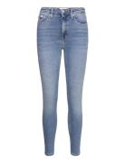 High Rise Super Skinny Ankle Blue Calvin Klein Jeans