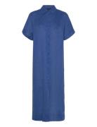 Dress Laila Pure Linen Blue Lindex