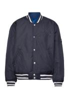 Reversible Jacquard Bomber Blue Tommy Hilfiger