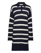 Soft Wool Polo Dress Navy Tommy Hilfiger