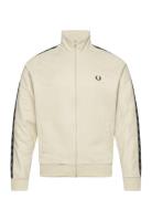 Contrast Tape Trk Jkt Cream Fred Perry