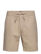 Barcelona Cotton / Linen Shorts Beige Clean Cut Copenhagen