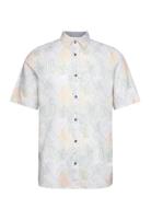 Comfort Printed Shirt White Tom Tailor