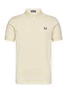 Plain Fred Perry Shirt Cream Fred Perry