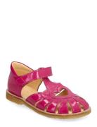 Sandals - Flat - Closed Toe - Pink ANGULUS