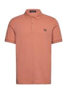 Plain Fred Perry Shirt Orange Fred Perry