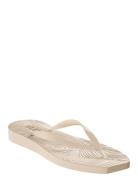 Tapered Platform Flip Flop Beige SLEEPERS