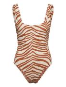 Zecora Ella Swimsuit Brown Becksöndergaard