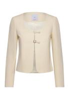 Double-Buckle Jacket Cream Mango