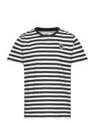 Ola Junior Chrome Badge T-Shirt Gots Patterned Double A By Wood Wood