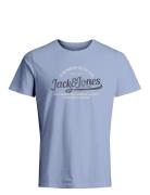 Jprblulouie Ss Tee Crew Neck Fst Ln Blue Jack & J S