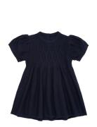 Knitted Cable Dress Ss Navy Copenhagen Colors