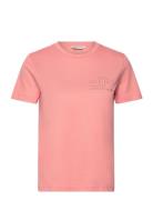 Reg Tonal Shield Ss T-Shirt Pink GANT