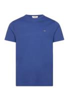 Slim Shield Ss T-Shirt Blue GANT